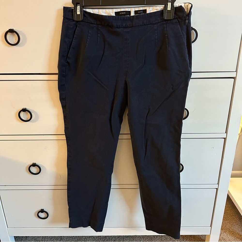 J.Crew Martie pants in bi-stretch cotton